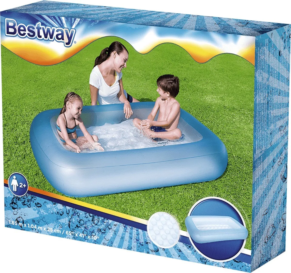 Bestway Zwembad 1-ring 165x104x25cm