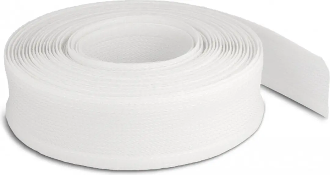 Delock Gevlochten Sleeving 10m x 19mm - Wit