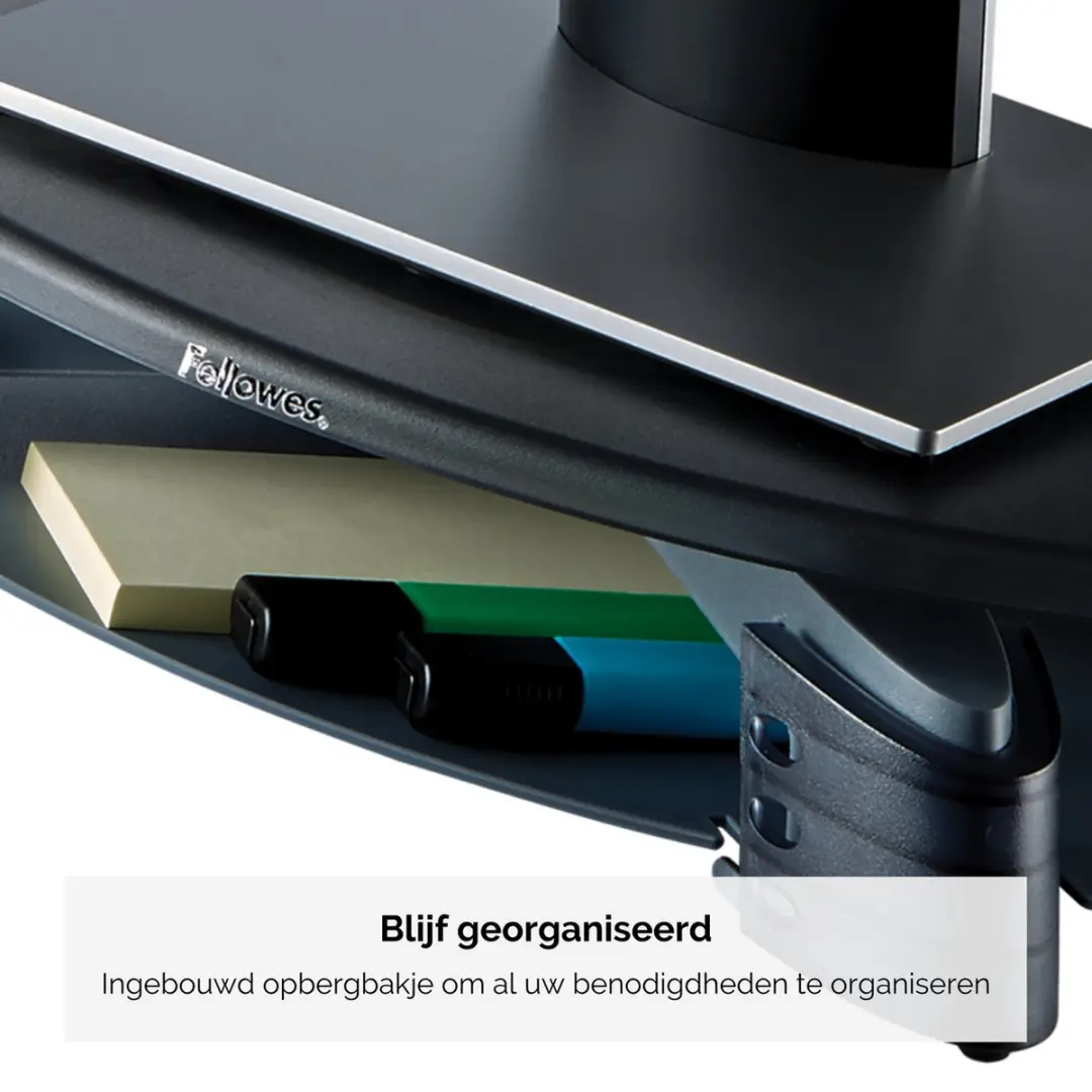 Fellowes S0227300 Monitorstandaard - 17 inch - Zwart