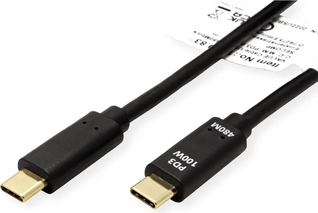 Value USB 2.0 C-C Kabel 100W - 2m
