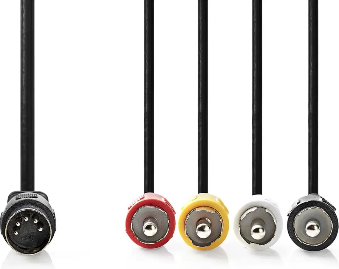 Nedis DIN-Audiokabel CAGL20400BK10