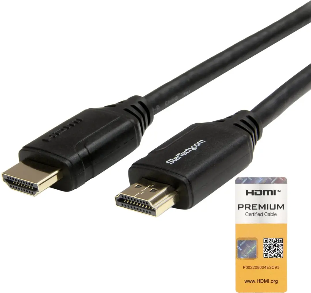 HDMI Cable Startech HDMM50CMP Black 0,5 m