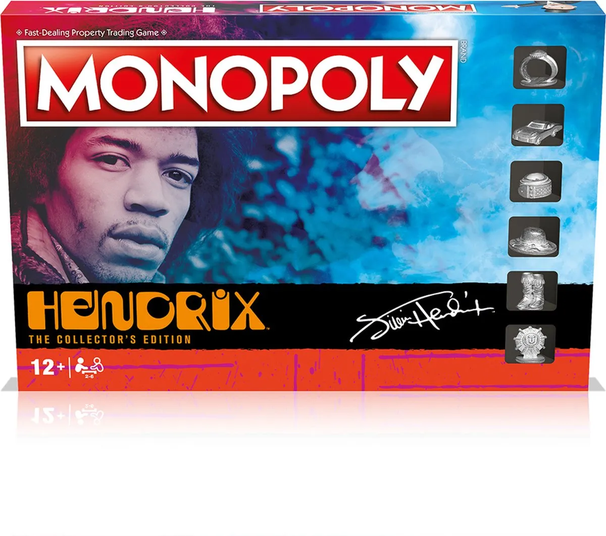 Winning Moves Monopoly Jimi Hendrix Bordspel - 2-6 Spelers