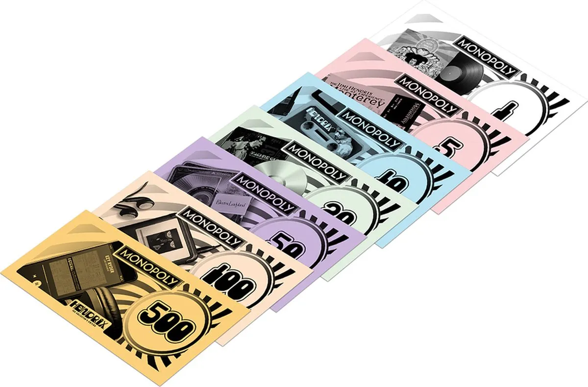 Winning Moves Monopoly Jimi Hendrix Bordspel - 2-6 Spelers
