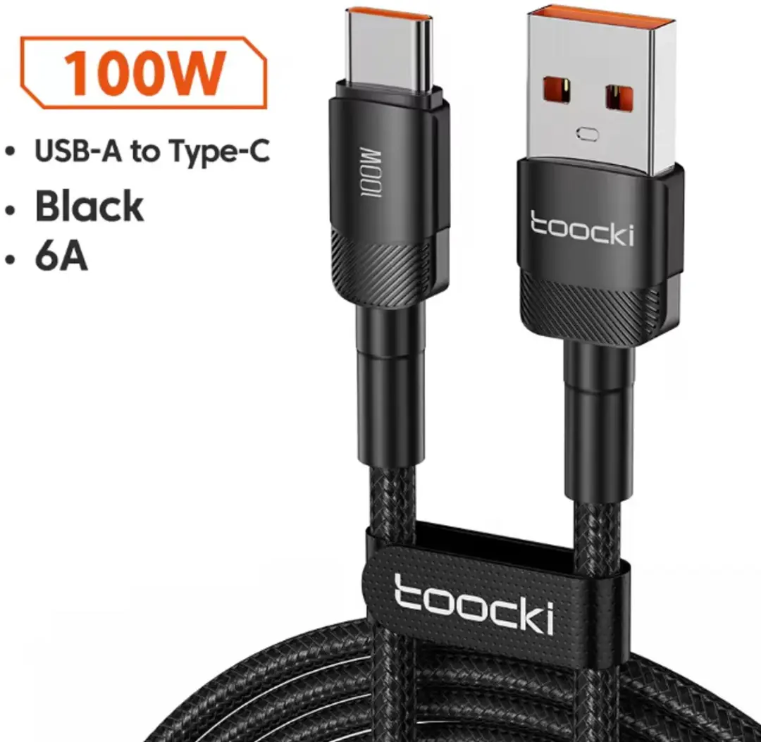 Dux Ducis USB-C naar USB-A Kabel 2m - Zwart