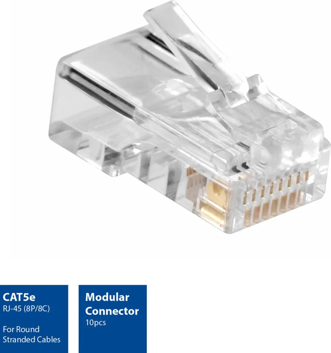 ACT Modulaire CAT5E RJ-45 Connector AC4110 - 10 Stuks