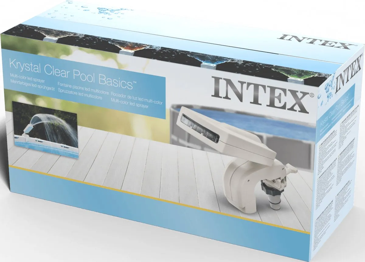 Intex Multi-Color LED Zwembad Sproeier - Groen/Rood/Blauw/Wit - afbeelding 6 van 6
