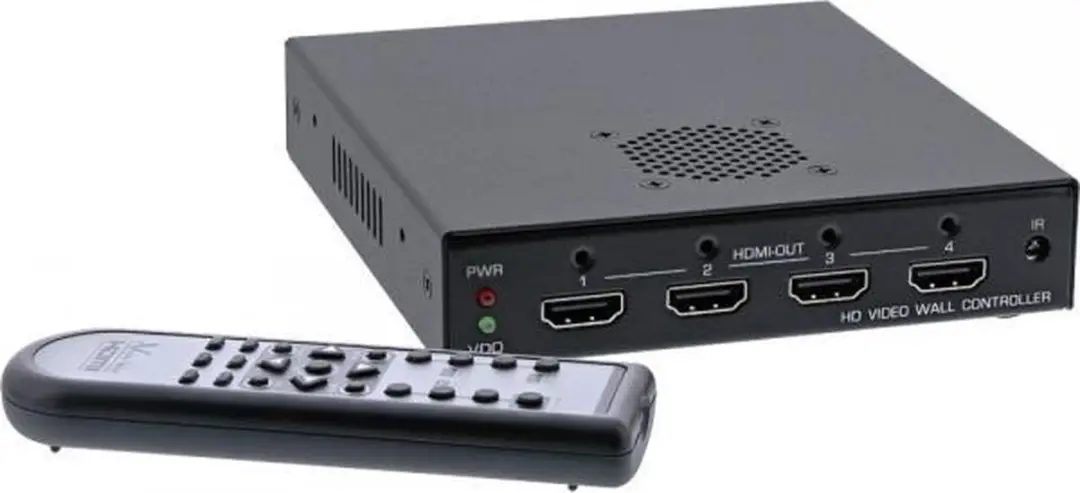 InLine HDMI Videowall Switch 1-4 - Full-HD - Zwart