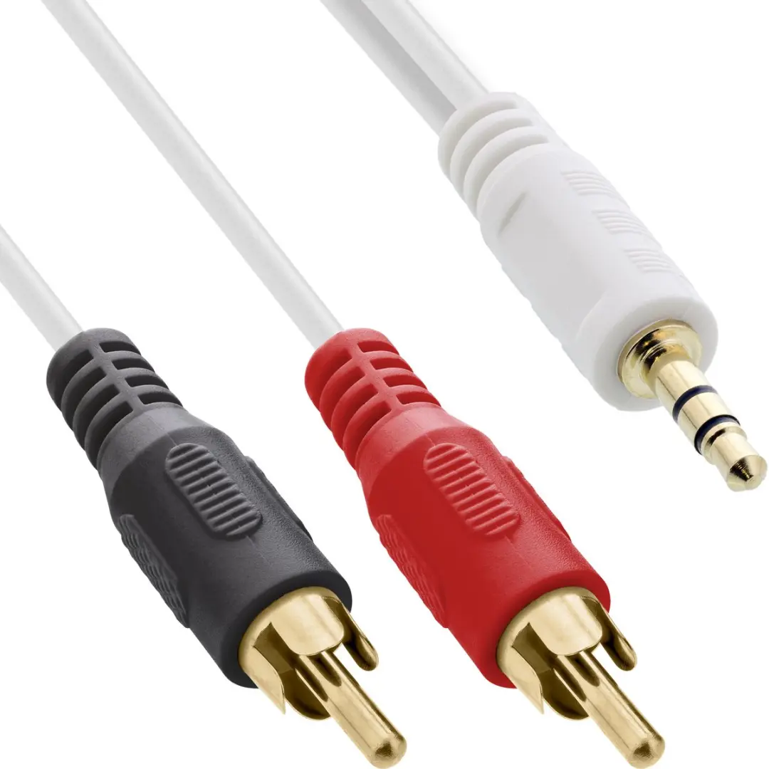 InLine RCA naar 3,5mm Jack Kabel 3m