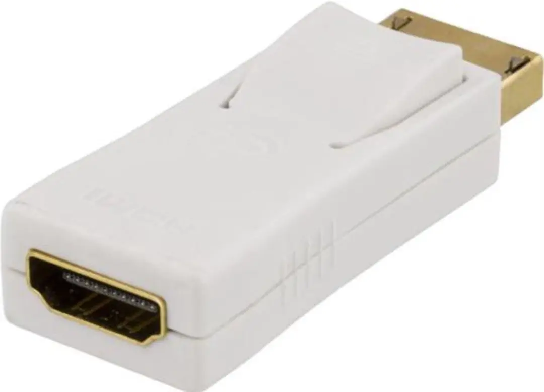 Deltaco DisplayPort naar HDMI Adapter - Wit