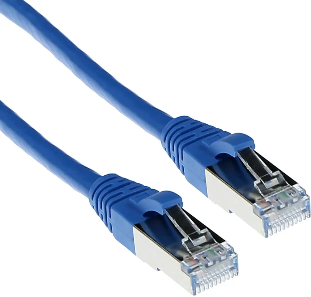ACT SFTP CAT6A Patchkabel 5m Blauw