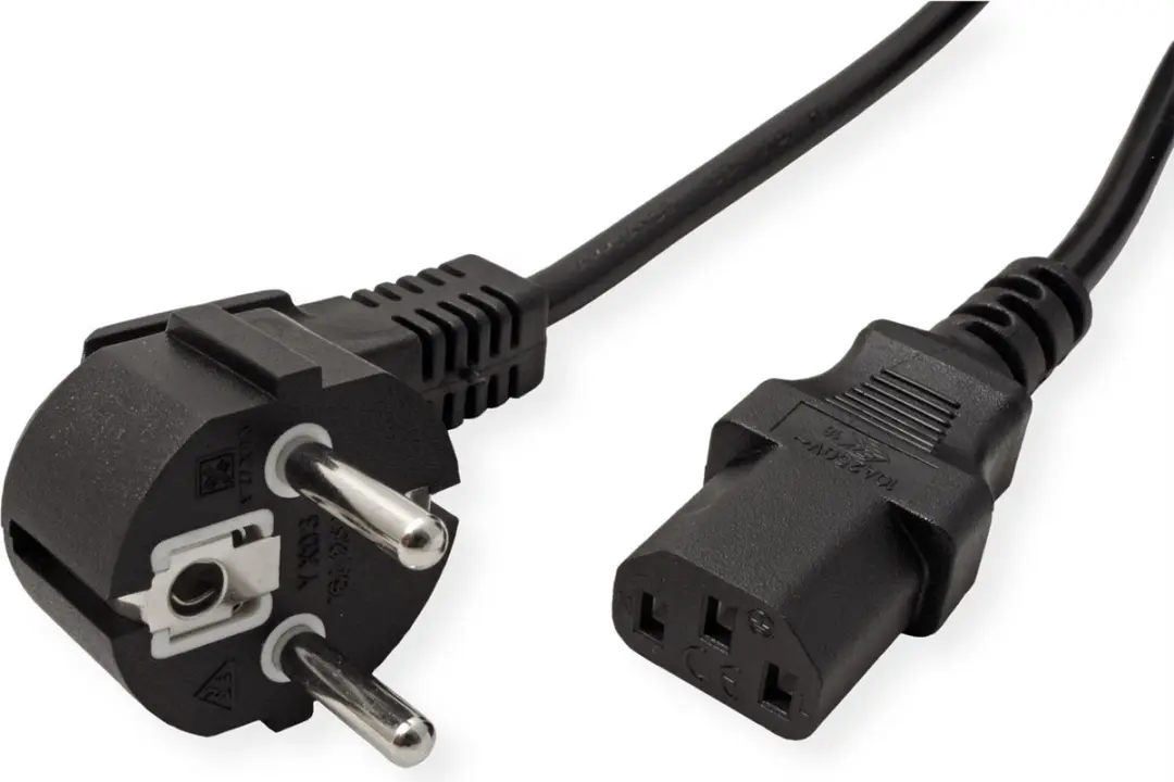 Value IEC-Female Stroomkabel 1,8m - Zwart - afbeelding 6 van 6
