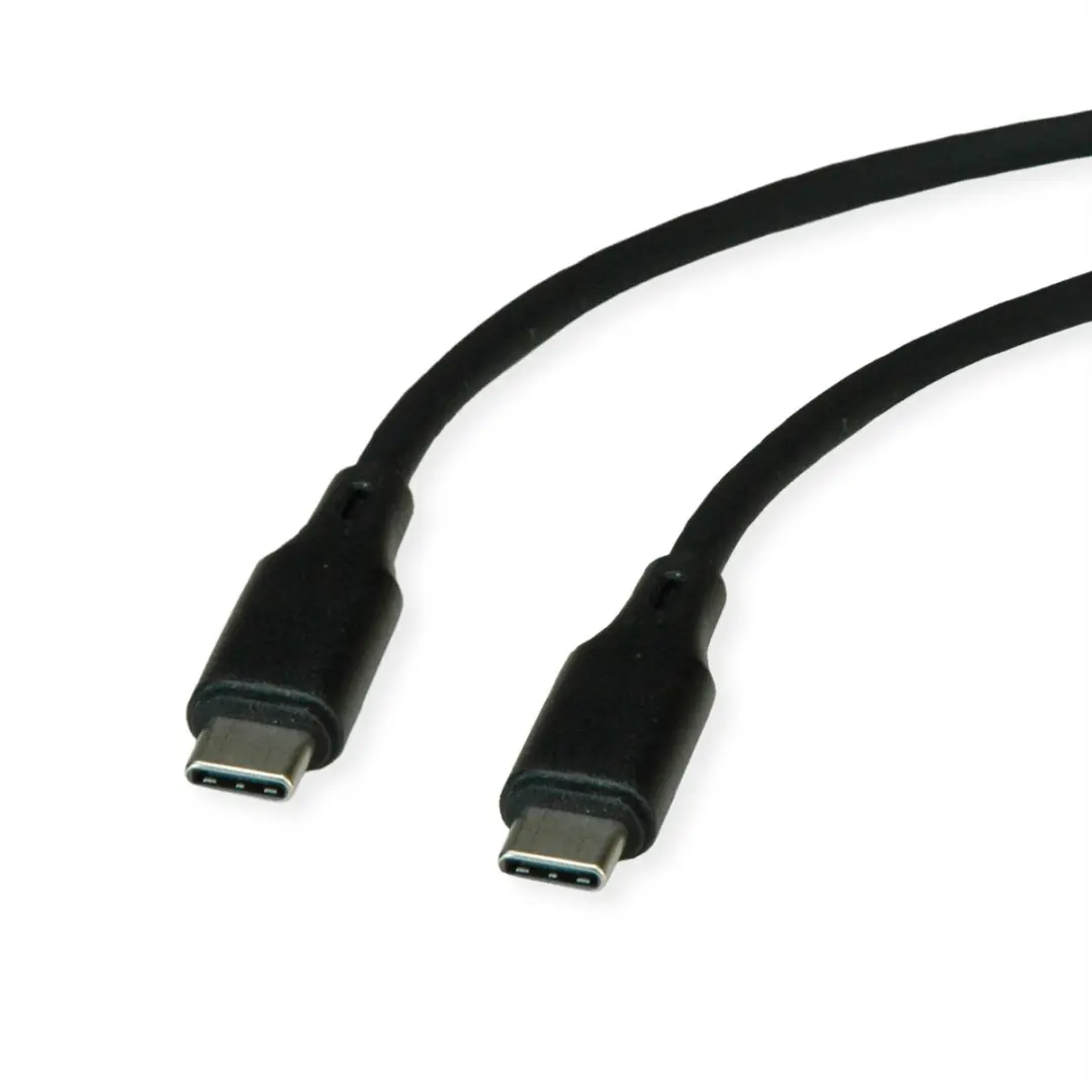 Roline USB-C Kabel 60W 1m - Type C-C - Zwart
