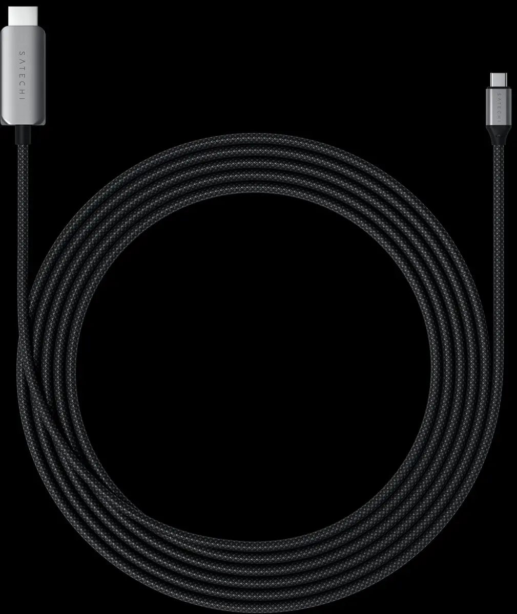 Satechi ST-YH8KCM USB-C HDMI 2.1 Kabel 8K - 2m - Grijs