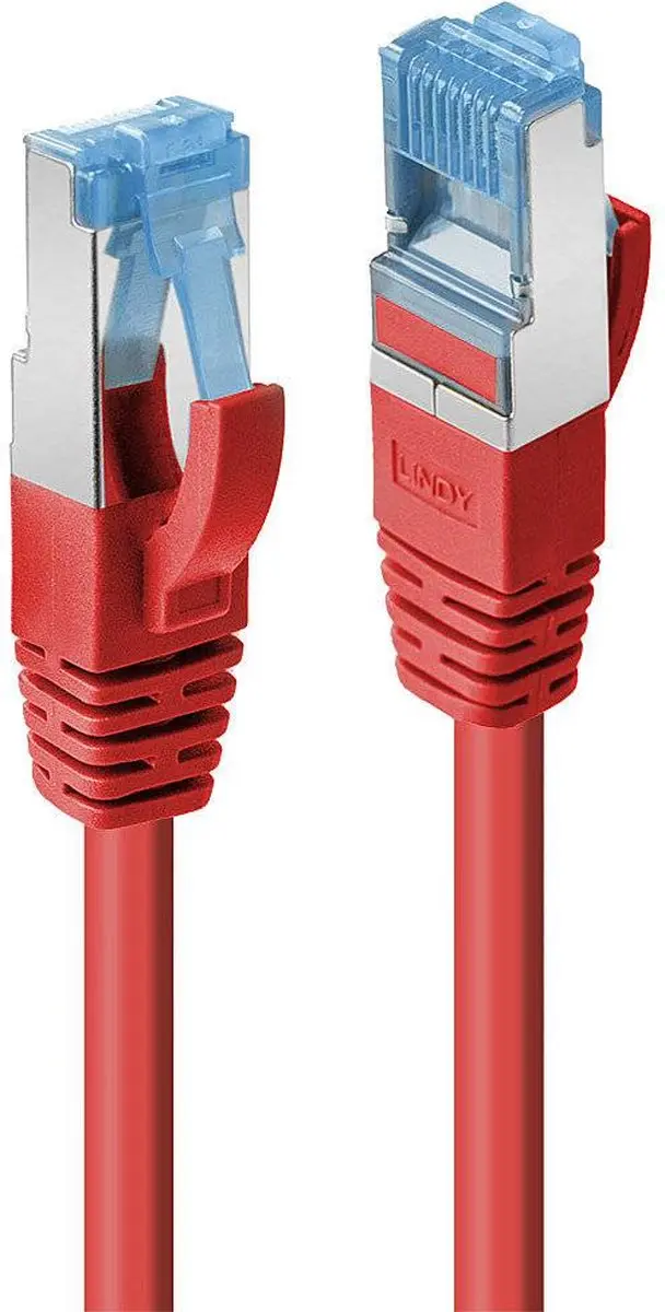 Lindy CAT 6A S/FTP Patchkabel 3m - Rood