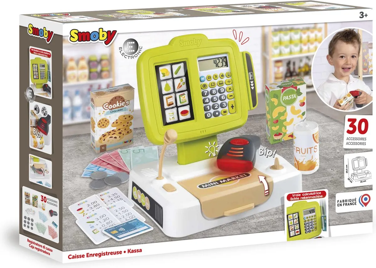 Smoby Kleine Winkelkassa - Groen