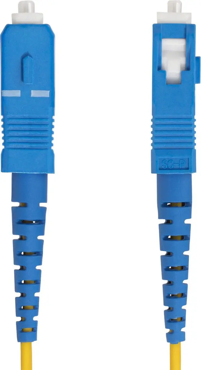 Startech SPSMLCSC-OS2-5M Glasvezelkabel LC-SC 5m - Geel