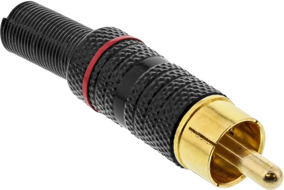 InLine RCA-stekker Soldeerversie 6mm