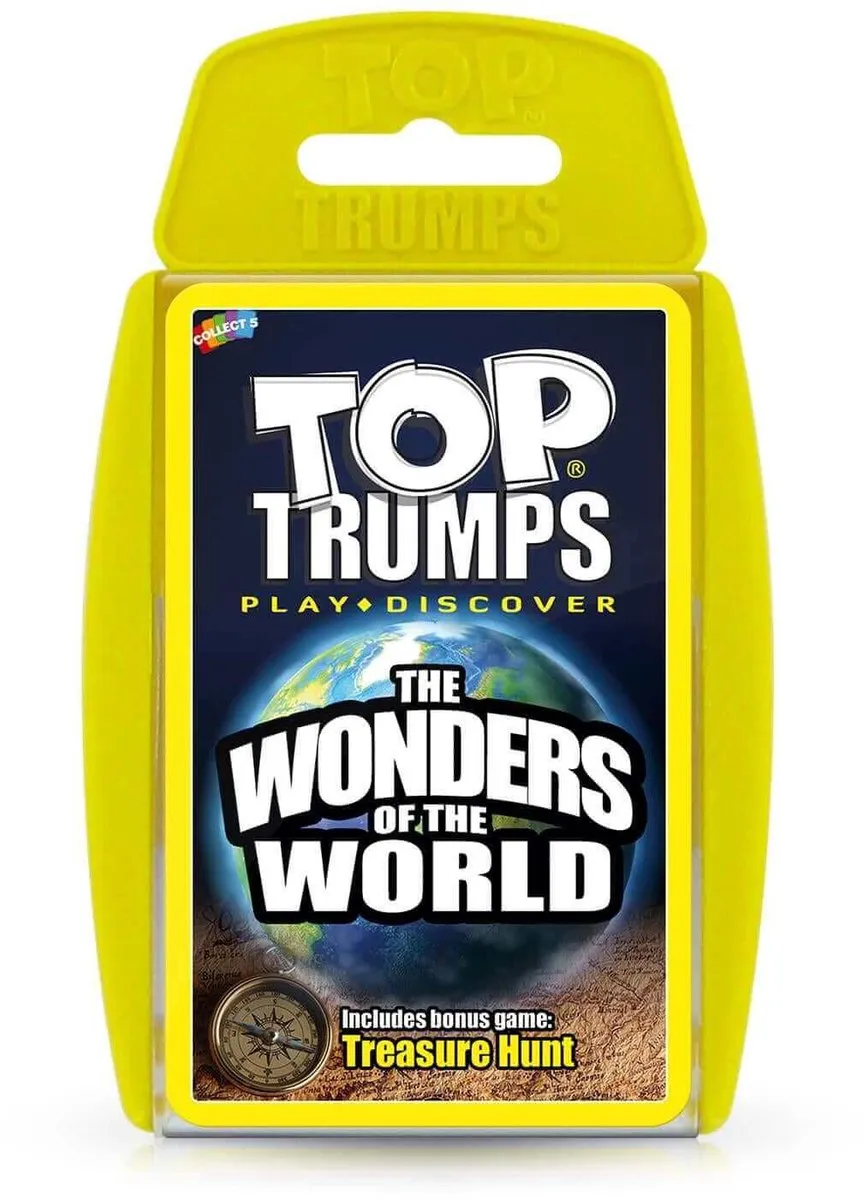 Winning Moves Top Trumps Wonders of the World Kaartspel - 6 Spelers