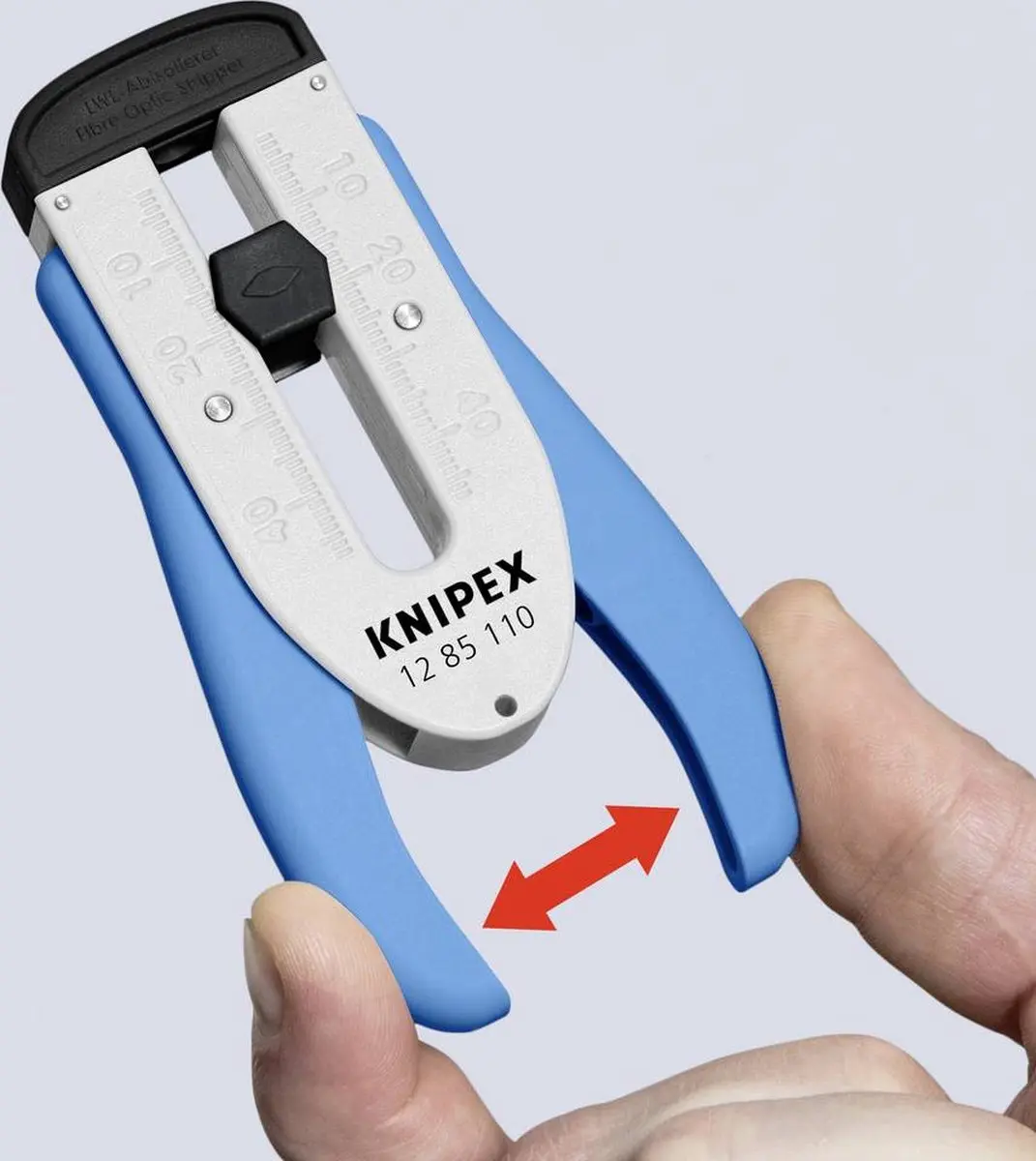 Knipex 12 85 110 SB Glasvezelkabel Afstripgereedschap - Ronde kabel