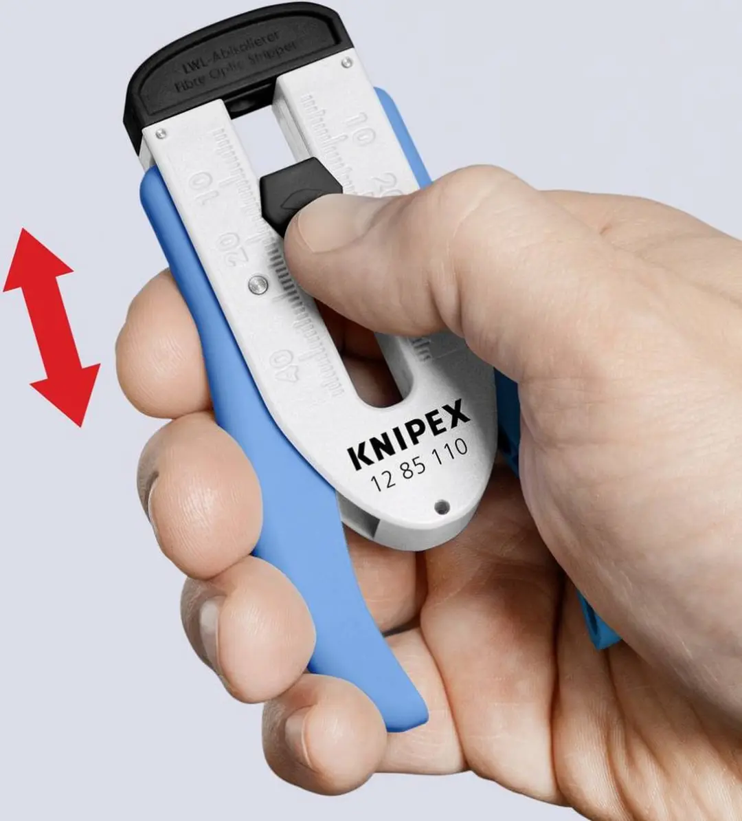 Knipex 12 85 110 SB Glasvezelkabel Afstripgereedschap - Ronde kabel