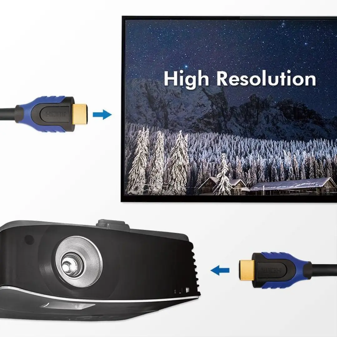 Logilink CH0061 HDMI-kabel 2.0 - 1m - Zwart