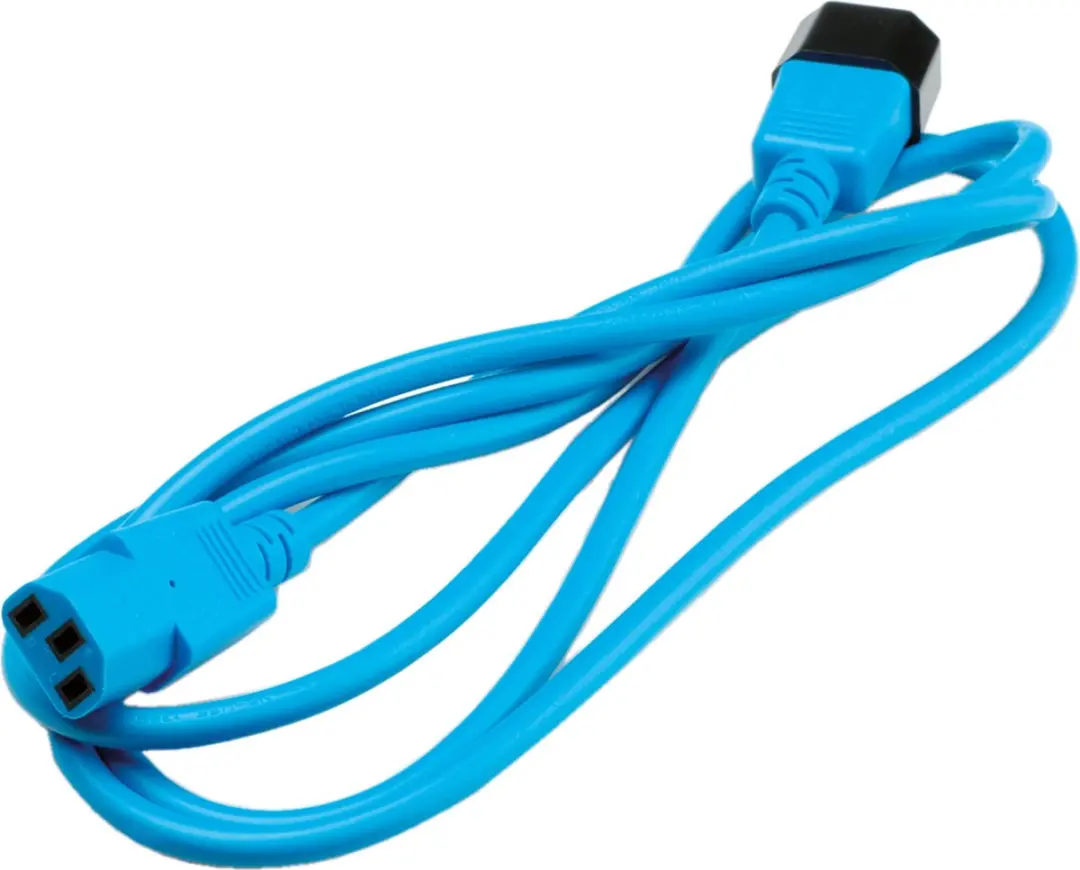Roline IEC C14-C13 Stroomverlengkabel 1,8m - Blauw