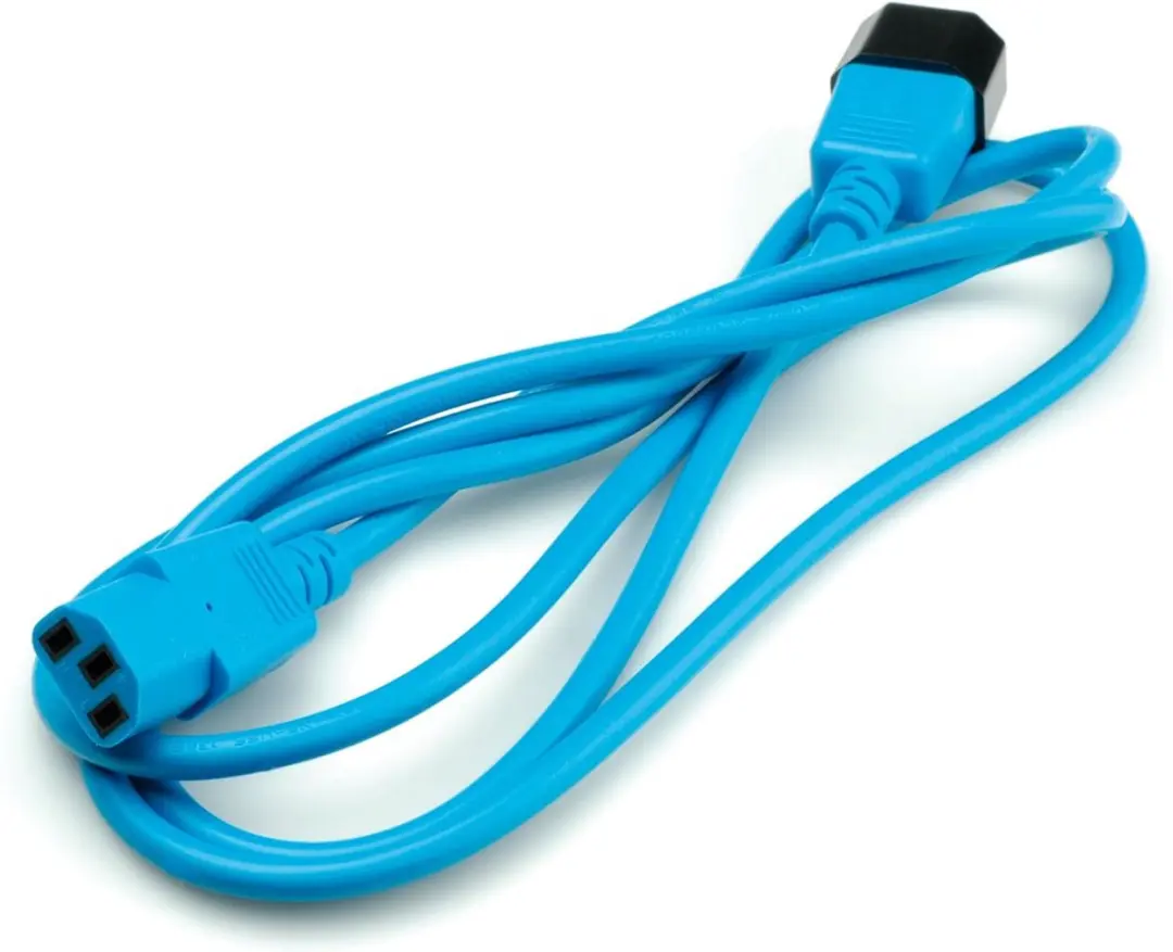 Roline IEC C14-C13 Stroomverlengkabel 1,8m - Blauw