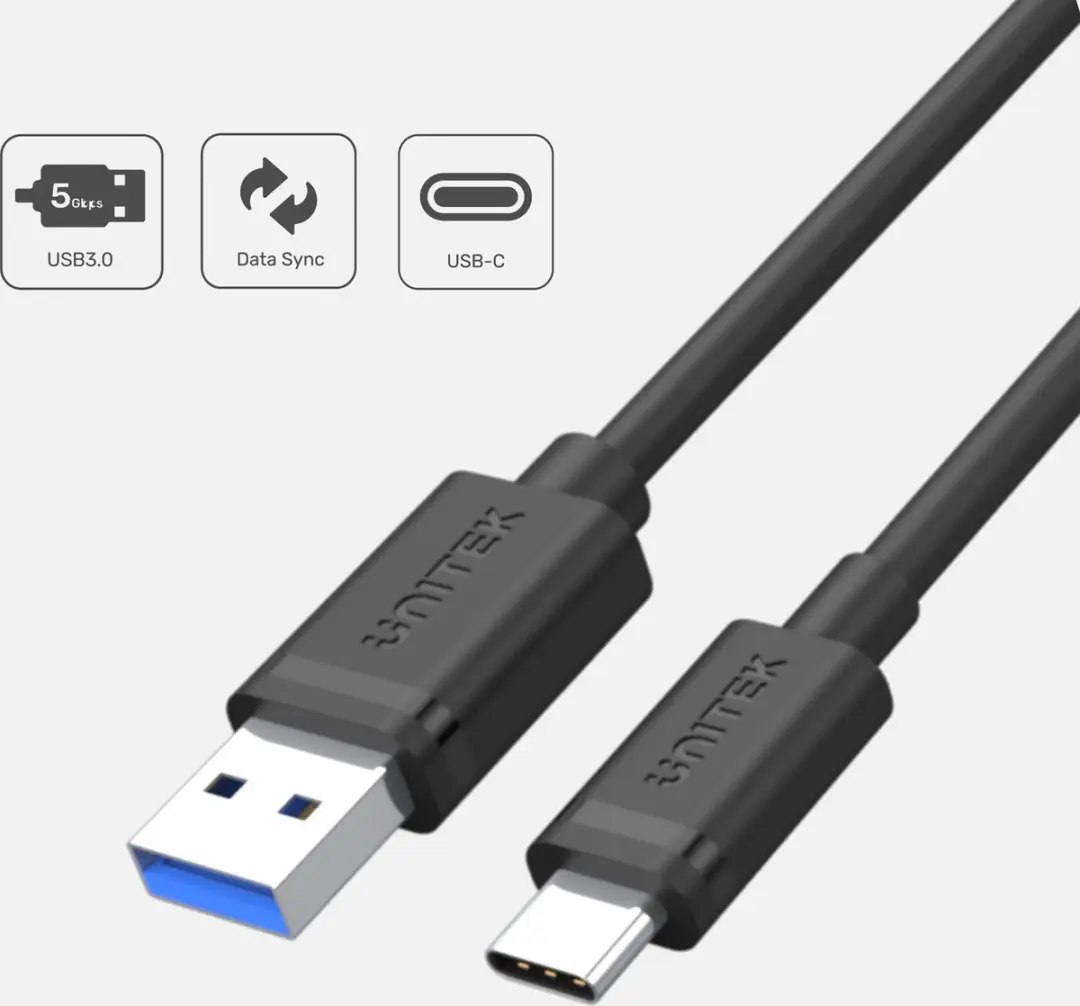 Unitek USB-C Kabel 3.1 C14103BK-3M - 3 Meter - Zwart
