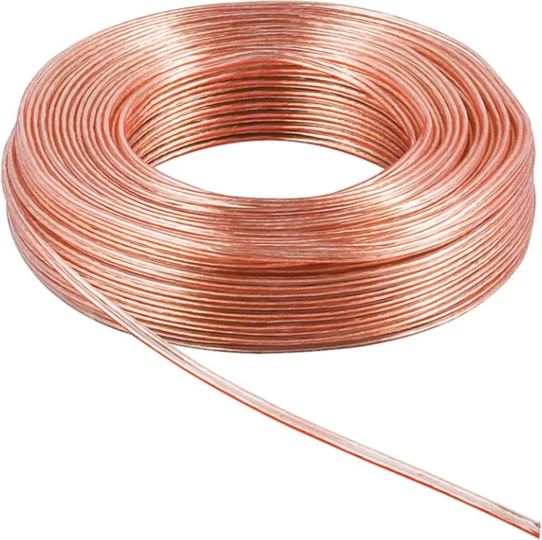 Goobay Luidsprekerkabel CU 0,75mm² - 25m Transparant
