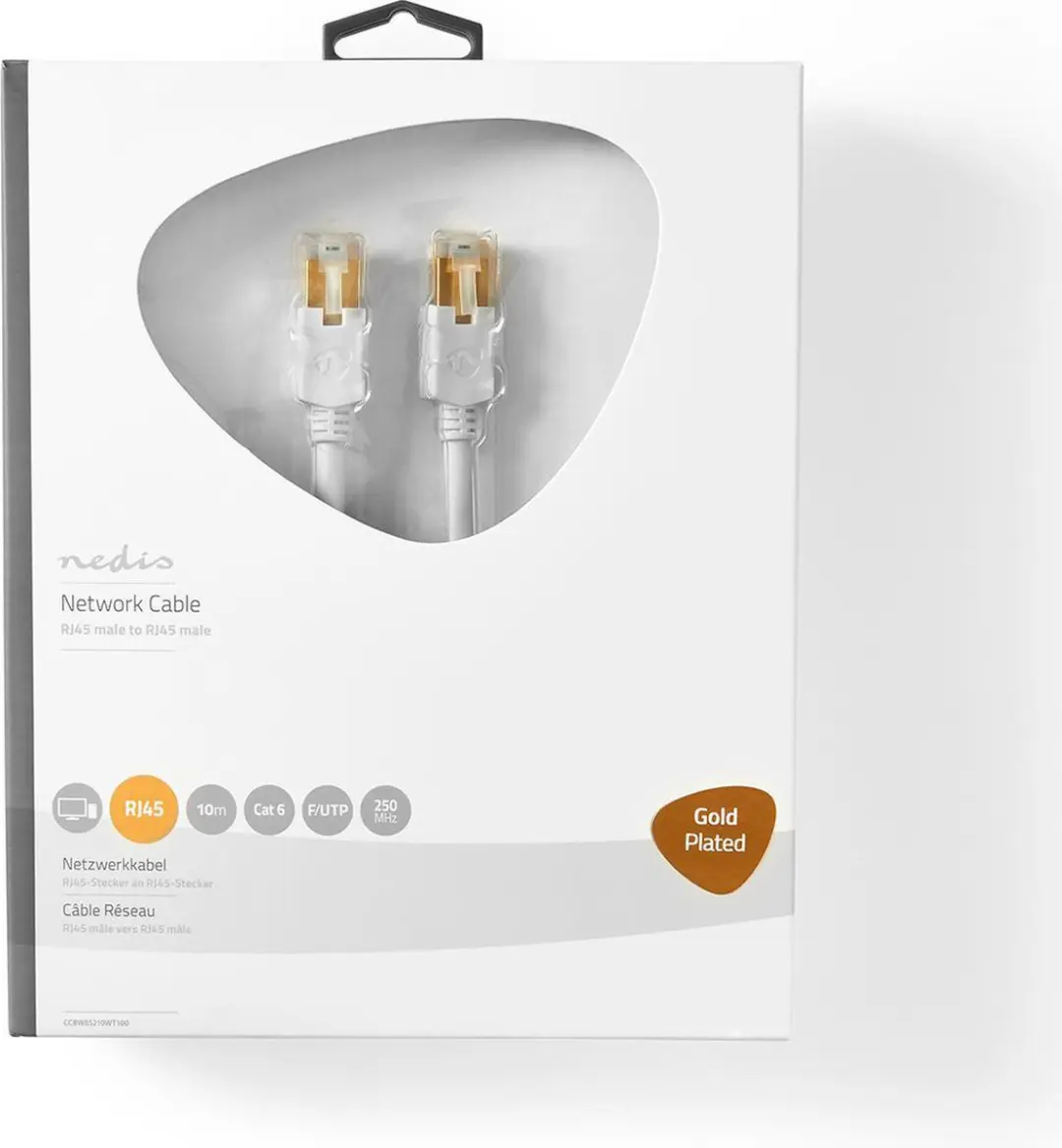 Nedis CAT6 Netwerkkabel CCBW85210WT100 10m - Wit