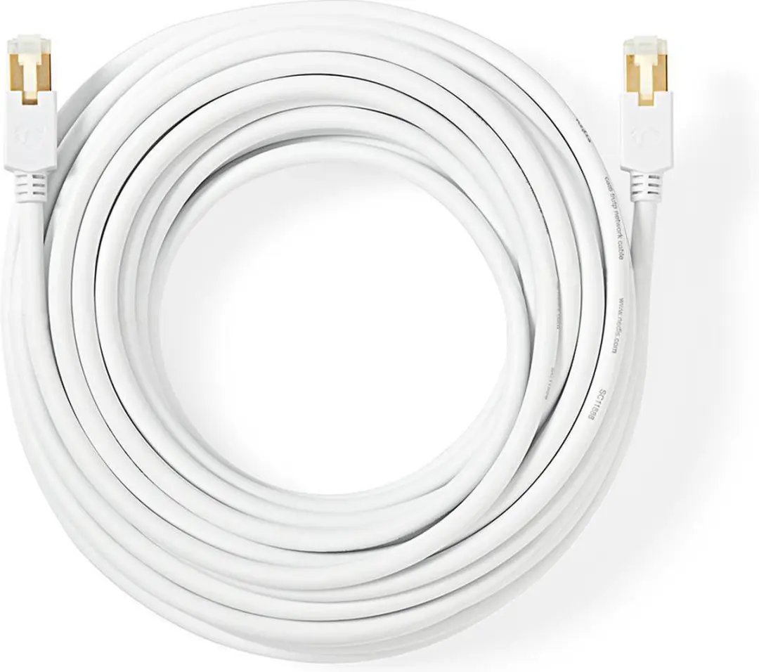 Nedis CAT6 Netwerkkabel CCBW85210WT100 10m - Wit