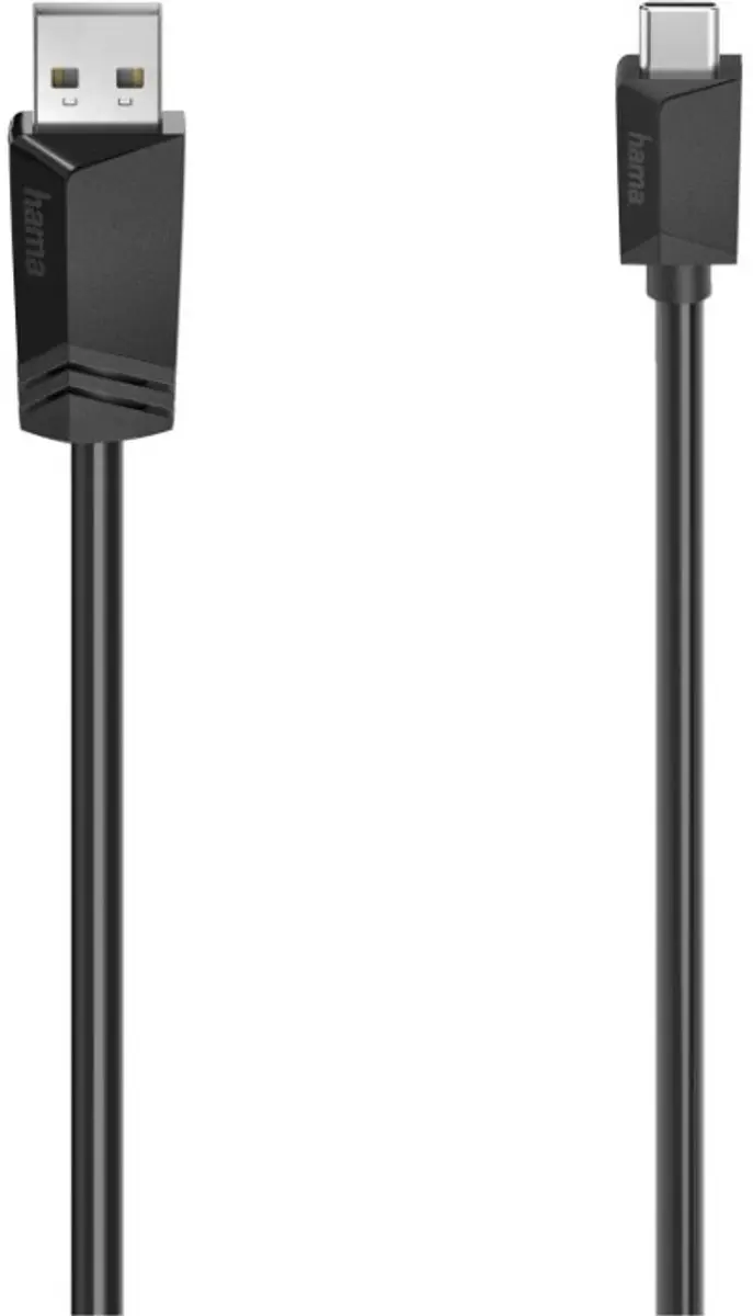 Hama USB-C-kabel USB-A-stekker