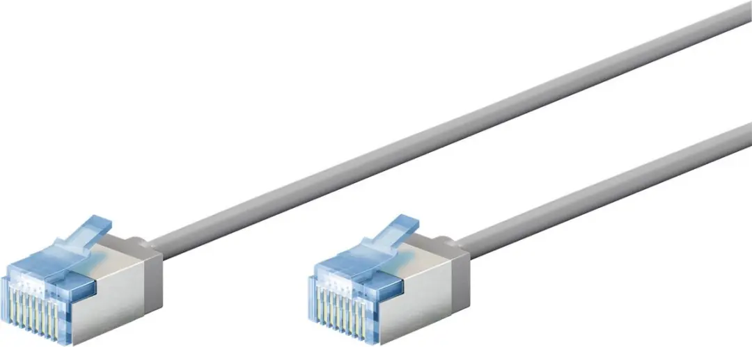 Goobay FTP CAT6A Netwerkkabel 10Gbps - 5m - Ultraflex - Grijs