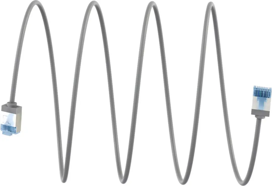 Goobay FTP CAT6A Netwerkkabel 10Gbps - 5m - Ultraflex - Grijs