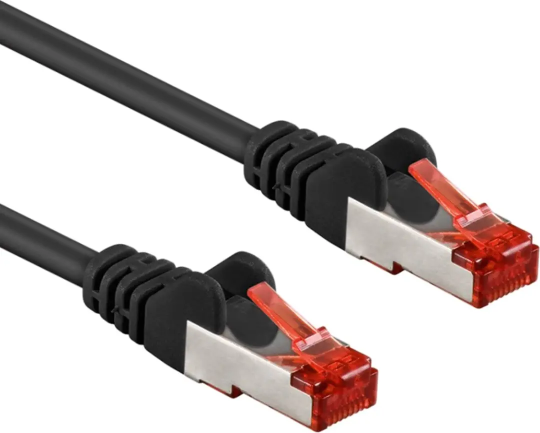 Goobay Wentronic 93215 Cat 6 UTP-kabel RJ45 0,25m - Zwart