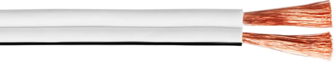Teufel Luidsprekerkabel 2x2,5mm² 15m - Wit