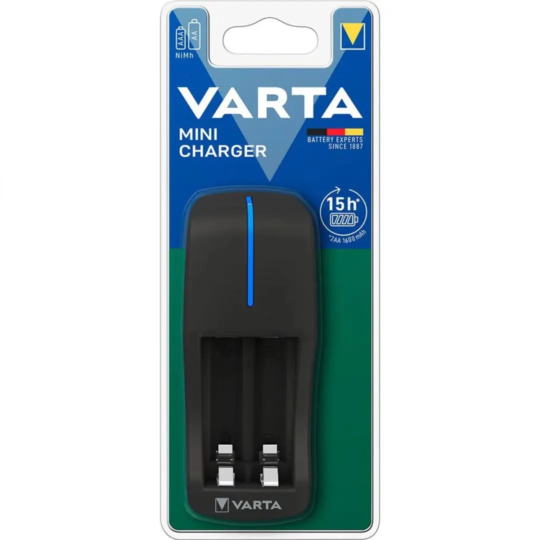 Varta Easy Mini Charger AA/AAA Batterijenlader - Zwart