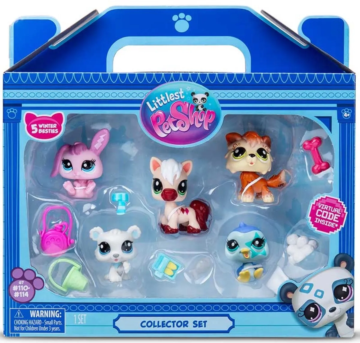 Bandai Littlest Pet Shop Winterdieren Verzamelset