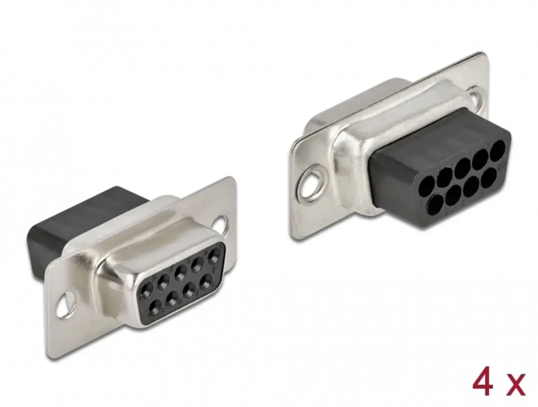 Delock D-Sub 9 Pin Crimp Female