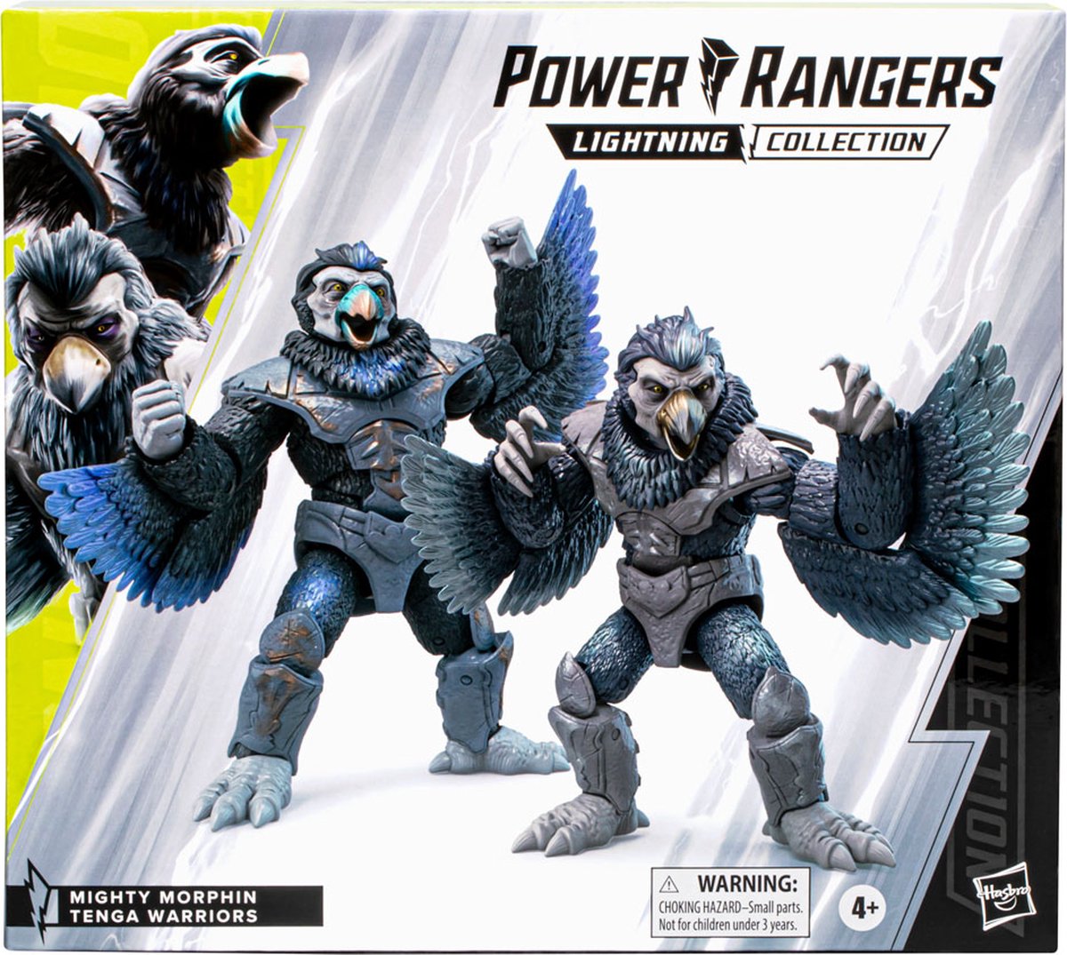Hasbro Power Rangers - Lightning Collection 2-Pack 2022 Mighty Morphin Tenga Warriors 15 cm Actiefiguur - Multicolours