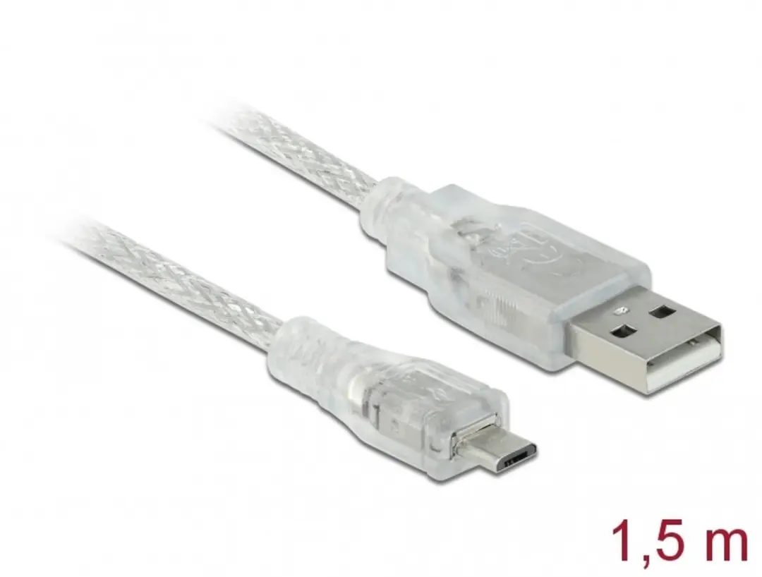 Delock USB 2.0 Kabel A naar Micro-B 1.5m