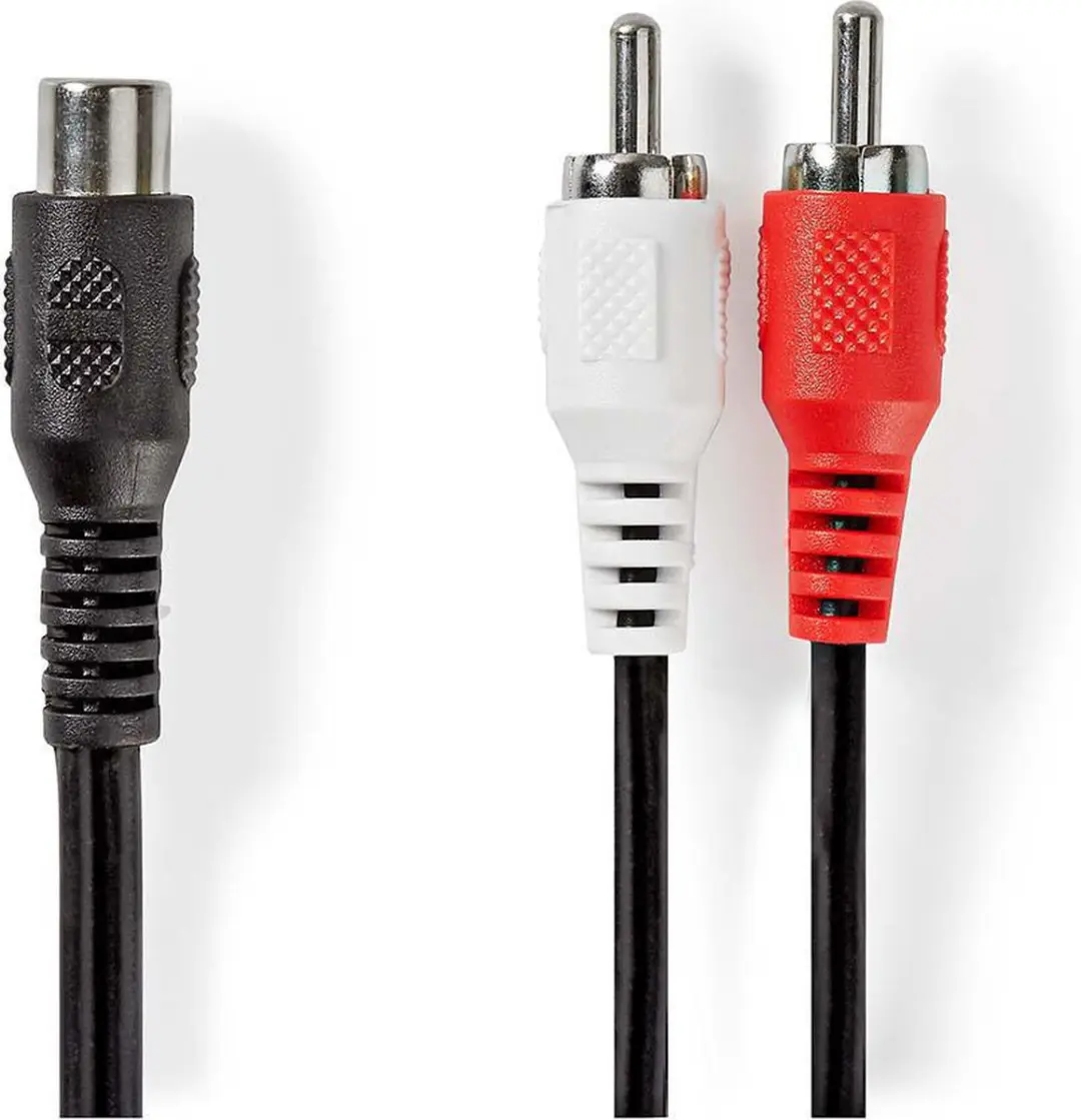 Nedis Stereo-Audiokabel RCA Male-Female 20cm
