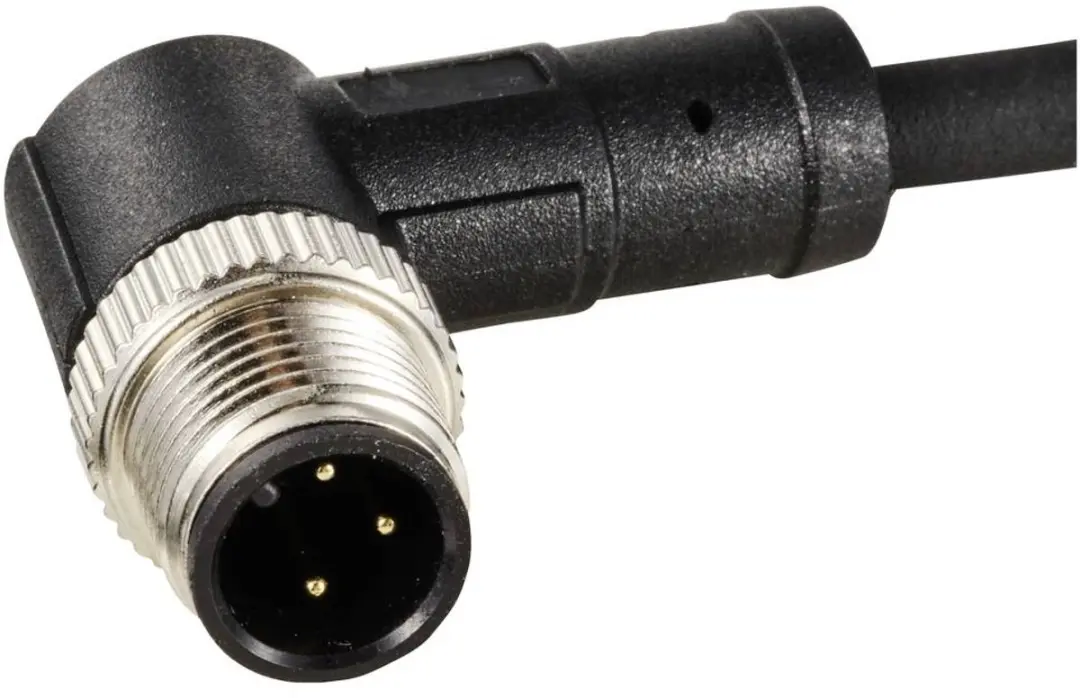 Tru Components TC-12833116 Sensor/Actuator Kabel M12 - 3-polig - 10m - Zwart