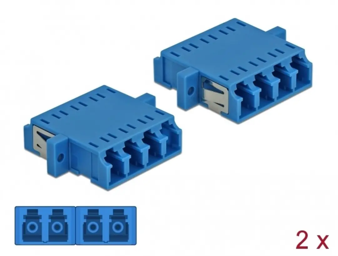 Delock LC Quad Female Optische Koppler