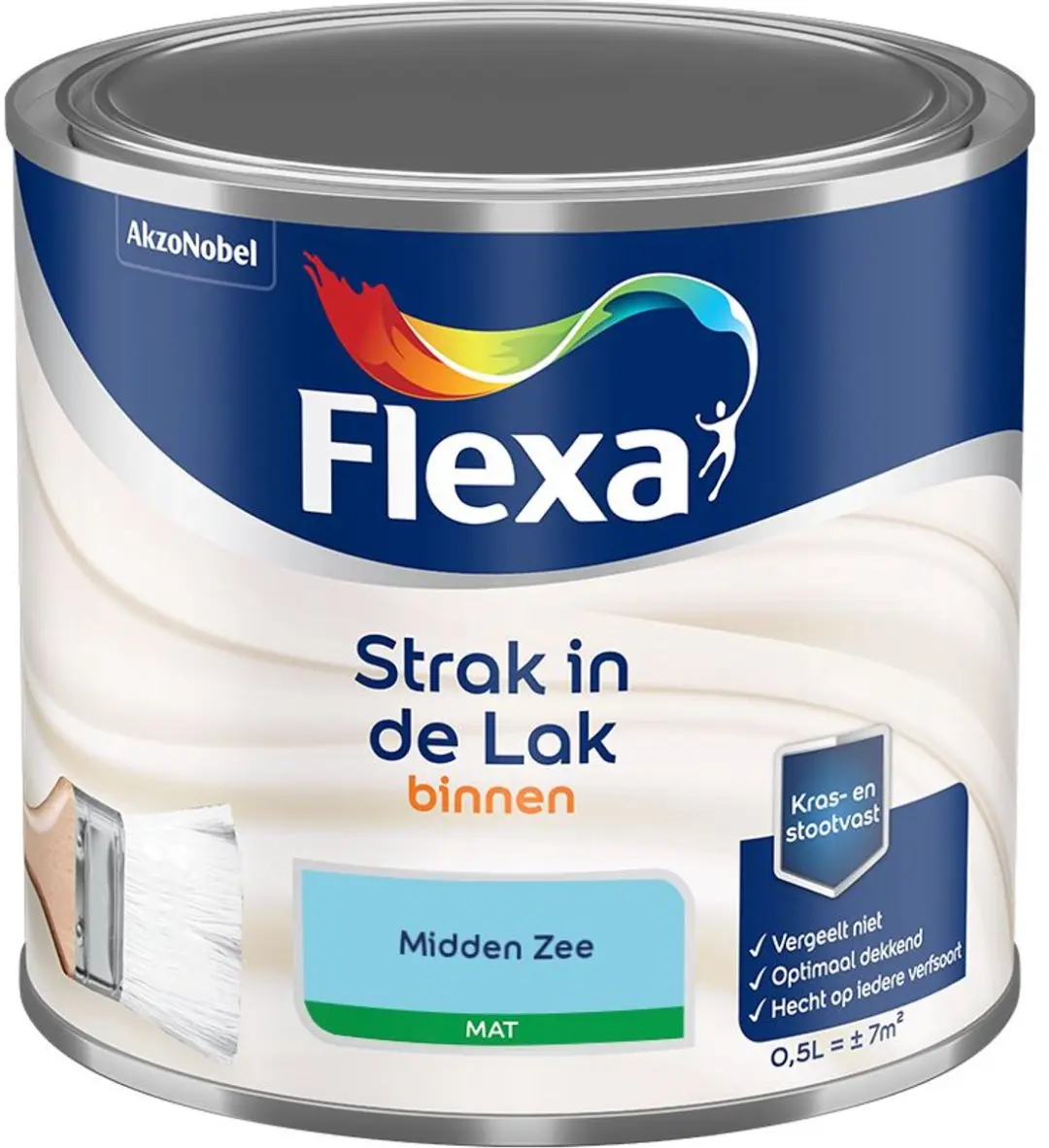 Flexa Strak Op De Muur Binnen Mat Mengverf 2,5L