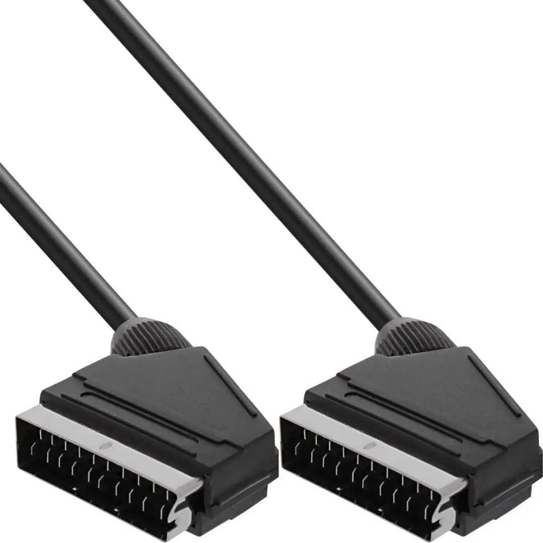 InLine® Scartkabel, male / male, 5m