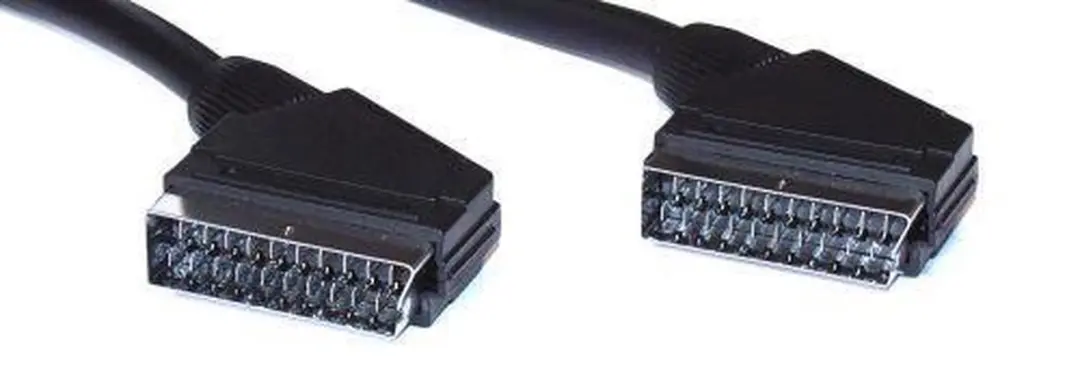 InLine Scartkabel Male/Male 5m - Zwart