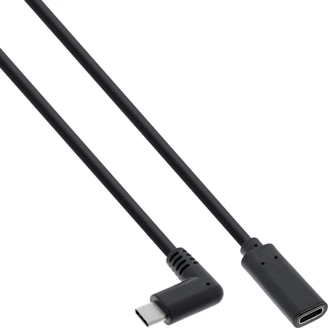 InLine USB-C Haaks Verlengkabel USB3.2 10Gbit/s PD 20V/3A