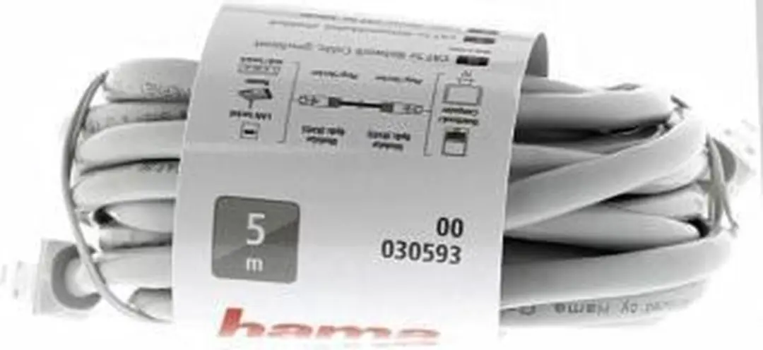 Hama Patchka.Cat5E Stp 5M Ve=25